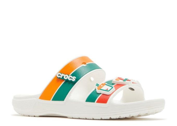 7-Eleven x Klassische Sandale „Weiß“