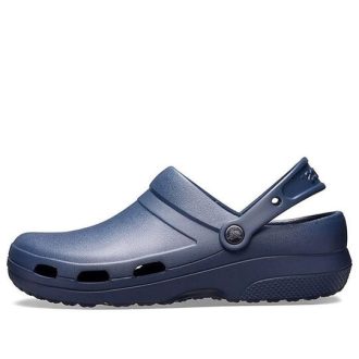 Crocs 2 Flache Sandalen in Tiefblau 205619-410