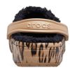 Crocs Baya gefütterte Clog-Hausschuhe mit Leopardenmuster, 205975-98R
