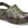 Crocs Baya Marble Fashion Outdoor Unisex Militärgrüne Sandalen 206935-3TC