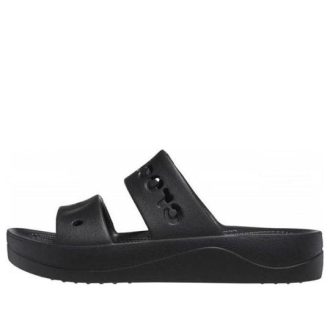 Crocs Baya Plateau-Sandalen „Schwarz“ 208188-001