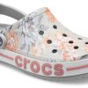 Crocs Bayaband Beach hellgraue Blumensandalen 206232-0GN