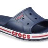 Crocs Bayaband Clog Blau Weiß Rot Unisex Hausschuhe 205392-4CC