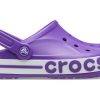 Crocs Bayaband Clog, verschleißfest, gemütlich, für Strand und Sport, Unisex, lila, Sandalen 205089-520