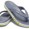 Crocs Bayaband Flip rutschfeste, verschleißfeste, lässige Hausschuhe in Graugrün „Grey Green“ 205393-0A3