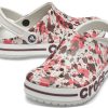 Crocs Bayaband Printed Classic Clogs „Weiß Braun Rot“ 205840-1CD