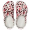 Crocs Bayaband Printed Classic Clogs „Weiß Braun Rot“ 205840-1CD