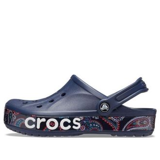 Crocs Bayaband Printing Sandalen Unisex Blau 206233-410