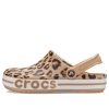 Crocs Bayaband Strandsandalen Leopardenmuster 206232-90L