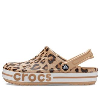 Crocs Bayaband Strandsandalen Leopardenmuster 206232-90L