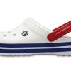 Crocs Beach Unisex Weiß Blau Sandalen „White Blue“ 11016-11I