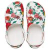 Crocs Beach White Flowers Sandalen „Weiß Rot Grün“ 206230-10D