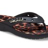 Crocs Classic Animal Flip-Flops Unisex Leopardenmuster „Black Leopard“ 207872-0CU