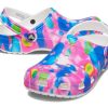 Crocs Classic Beach Sandalen Unisex Blau Rosa 207556-102