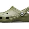 Crocs Classic Beach Unisex-Sandalen in Armeegrün, 10001-309
