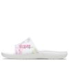 Crocs Classic Bleach Dye Slides „Weiß Pink“ 207411-94S