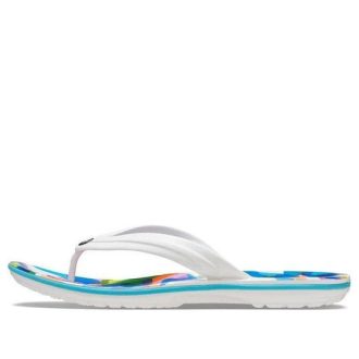Crocs Classic Bubble Block Slides „Weiß Multi“ 207615-94S