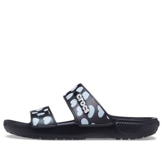 Crocs Classic Casual Fashion Unisex Schwarz Blau Hausschuhe 207680-066