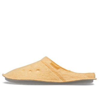 Crocs Classic Casual Thicken Stay Warm Unisex Gelbe Hausschuhe 203600-838