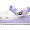 Crocs Classic Casual Unisex Weiß Lila Sandalen „White Purple“ 207772-577