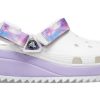 Crocs Classic Casual Unisex Weiß Lila Sandalen „White Purple“ 207772-577