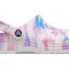 Crocs Classic Casual Unisex Weiß Rosa Blau Sandalen „White Pink Blue“ 207567-94S
