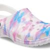 Crocs Classic Casual Unisex Weiß Rosa Blau Sandalen „White Pink Blue“ 207567-94S
