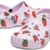 Crocs Classic Clog Casual Unisex Rosa Erdbeersandalen 206230-6GD