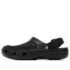 Crocs Classic Clog Cozy Atmungsaktive Strandsandalen Schwarz 207142-001