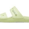 Crocs Classic Clog Cozy Unisex Grau Grün Hausschuhe 206761-335
