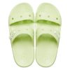 Crocs Classic Clog Cozy Unisex Grau Grün Hausschuhe 206761-335