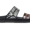 Crocs Classic Clog Cozy Unisex Schwarze Mehrfarbige Hausschuhe „Schwarz“ 207847-0C4