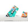 Crocs Classic Clog Cozy Unisex Weiße Mehrfarbige Hausschuhe „Weiß“ 207856-94S