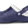 Crocs Classic Clog Crocs Stay Warm Verschleißfeste marineblaue Unisex-Hausschuhe 16244-49U