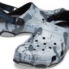 Crocs Classic Clog Desert Camouflage Outdoor Beach Unisex Schwarz Grau Sandalen 207305-097