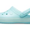 Crocs Classic Clog durchscheinende Beach-Eisblau-Sandalen 205894-4S3