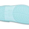 Crocs Classic Clog durchscheinende Beach-Eisblau-Sandalen 205894-4S3