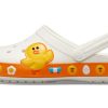 Crocs Classic Clog Line Friends Beach Weiß Gelb Unisex Sandalen „Weiß Gelb“ 205791-100