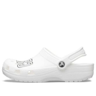 Crocs Classic Clog Logo „Weiß“ 206450-103