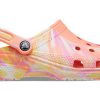 Crocs Classic Clog Marble Beach Sports Unisex Rote Mehrfarbige Sandalen „Rot“ 206867-83F