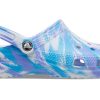 Crocs Classic Clog Marble Beach Sports Unisex Weiß Blau Sandalen „Weiß Blau“ 206867-1FK