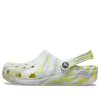 Crocs Classic Clog Marble Beach Sports Unisex Weiß Grau Sandalen „Weiß Grau“ 206867-1FJ