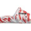 Crocs Classic Clog Marble Beach Unisex Rot Weiß Hausschuhe „Red White“ 206879-884