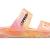 Crocs Classic Clog Marble Beach Unisex Rote Mehrfarbige Hausschuhe „Rot“ 207701-83F