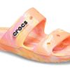 Crocs Classic Clog Marble Beach Unisex Rote Mehrfarbige Hausschuhe „Rot“ 207701-83F