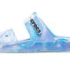 Crocs Classic Clog Marble Beach Unisex Weiß Blau Hausschuhe „Weiß Blau“ 207701-1FK