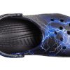 Crocs Classic Clog Pattern Schwarze Sandalen 206565-066