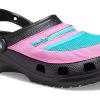 Crocs Classic Clog Pocket Sandalen Schwarz Rosa 206612-0I8