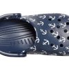 Crocs Classic Clog Printing Sandalen Tiefblau 206053-462