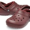 Crocs Classic Clog Sports Unisex-Sandalen in Weinrot, 203591-60U